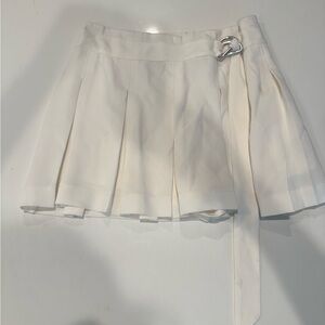 Cinq a Sept white pleated skirt size 4